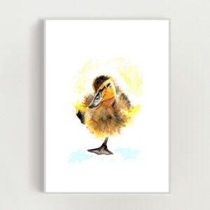 Dancing duckling print