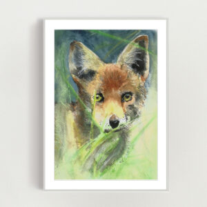 Garden Fox Print