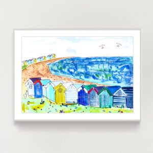 Seaside Days by the sea print