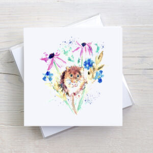 Harvest Mouse Greeting Card