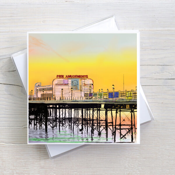 Summer Pier Greeting Card