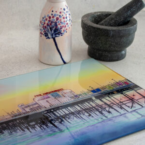 Summer Pier Glass Worktop Saver