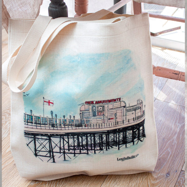 Worthing Pier Tote Bag