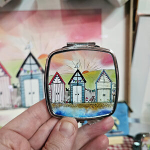 Beach Hut Compact Mirror