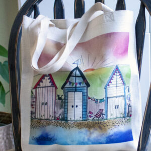 Beach Hut Tote Bag