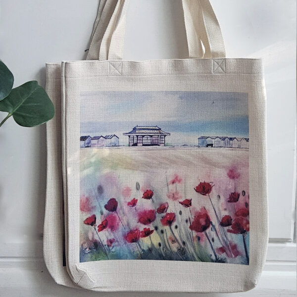 Goring Poppies Tote Bag