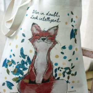 Fox tote bag