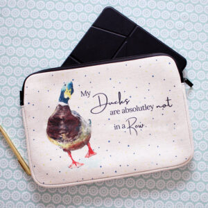 Duck Linen Style Laptop Sleeve